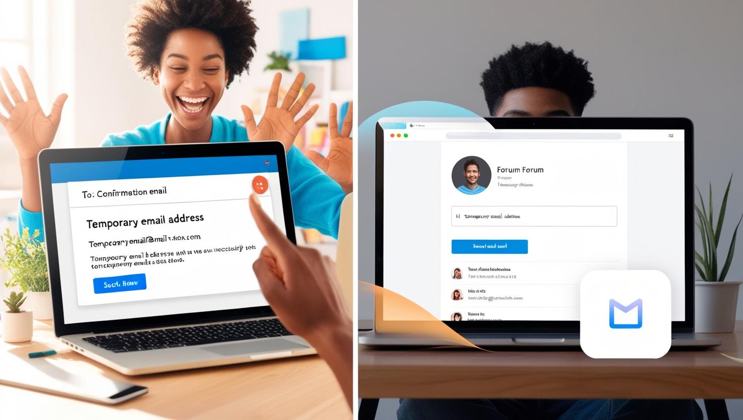 Temporary email authentication challenges